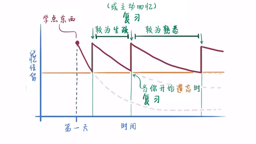 高三复习,高考复习,艾宾浩斯遗忘曲线